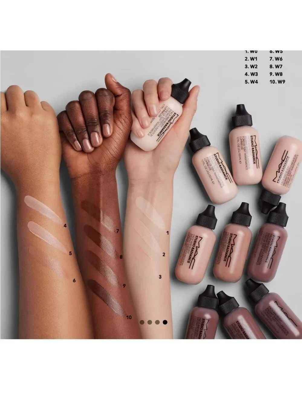 MAC STUDIO RADIANCE FACE AND BODY RADIANT SHEER
FOUNDATION W8 - Picture 6 of 6